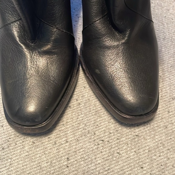 Theyskens theory black leather boots - Picture 4 of 7
